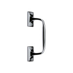 M Marcus Heritage Brass Cranked Design Face Fixing Pull Handle 202mm length